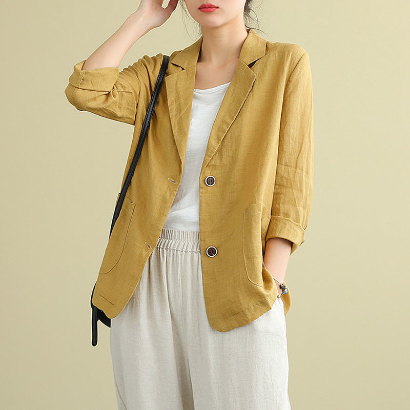 Blazer décontracté décontracté à simple boutonnage pour femme pour un style sans effort