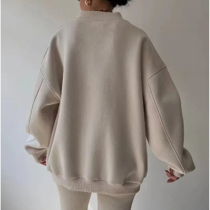 Pull surdimensionné confortable pour femme pour un style et un confort sans effort