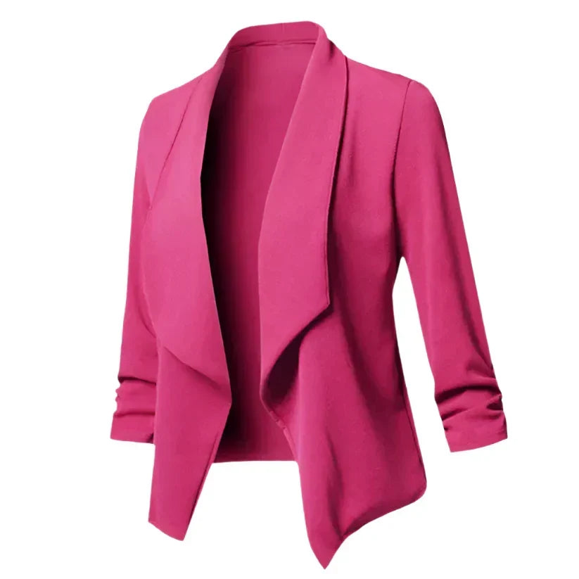 Blazer Business pour Femme - Structuré Ouvert Devant, Infroissable