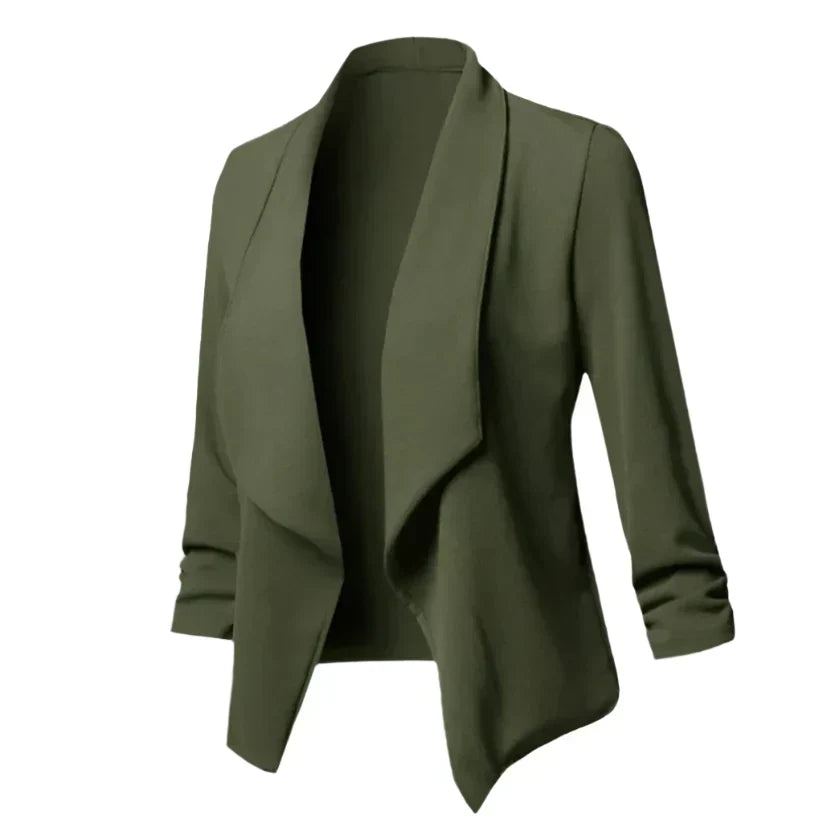 Blazer Business pour Femme - Structuré Ouvert Devant, Infroissable