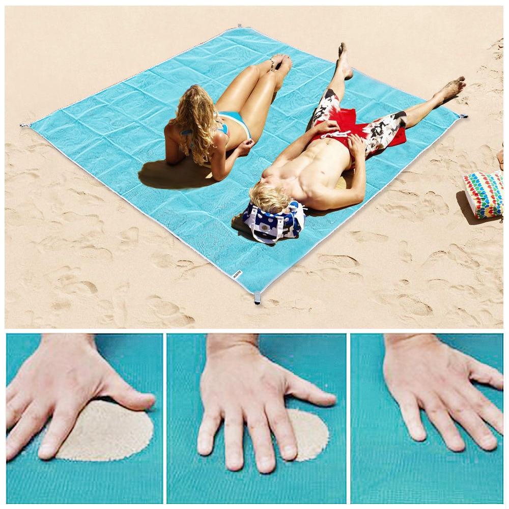 Serviette de plage XXL 200 x 200 cm | Sans sable et grand format