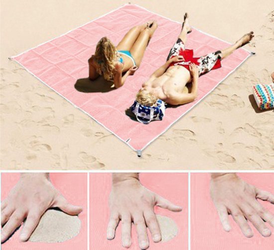 Serviette de plage XXL 200 x 200 cm | Sans sable et grand format