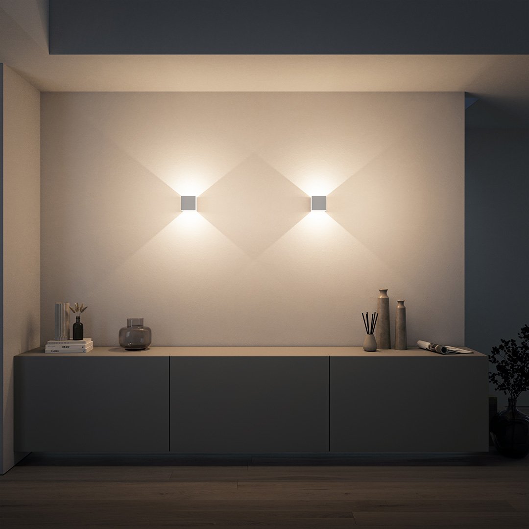 Applique murale LED moderne | Applique extérieure à double faisceau